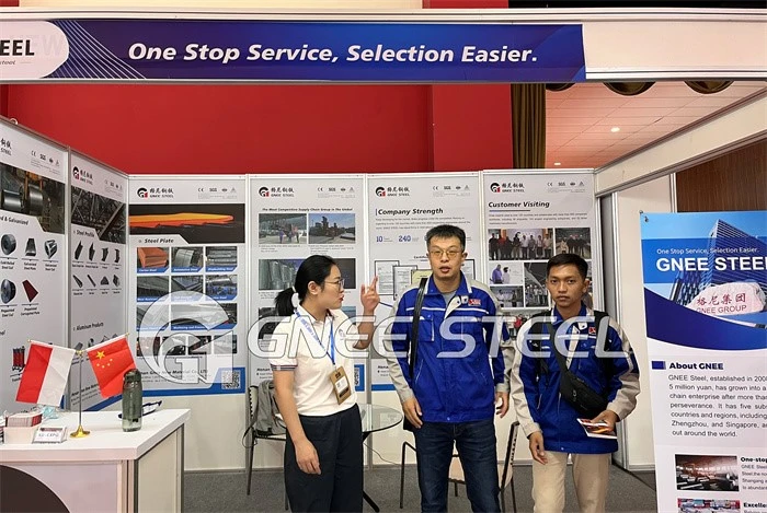GNEE company was invited by Yibo Iron and Steel Group to participate in the NECC exhibition on October 10th GNEE company was invited by Yibo Iron and Steel Group to participate in the NECC exhibition on October 10th
